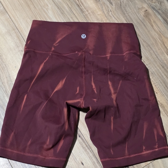 Lululemon Wunder Train High-Rise. Maroon Color - Picture 5 of 7